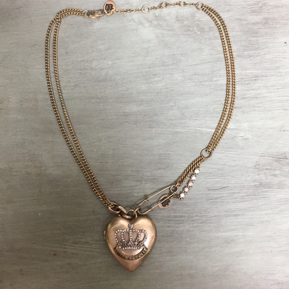 Juicy Couture Heart Locket Necklace